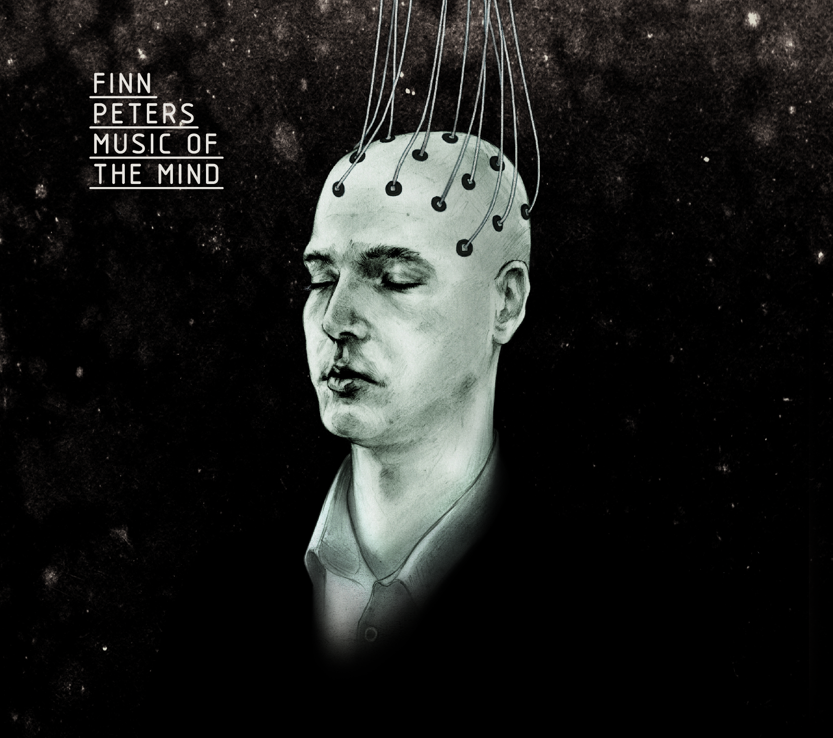 The cover art of the *Music of the Mind* release. Image courtesy of Finn Peters and Finn Notman (visual artist).